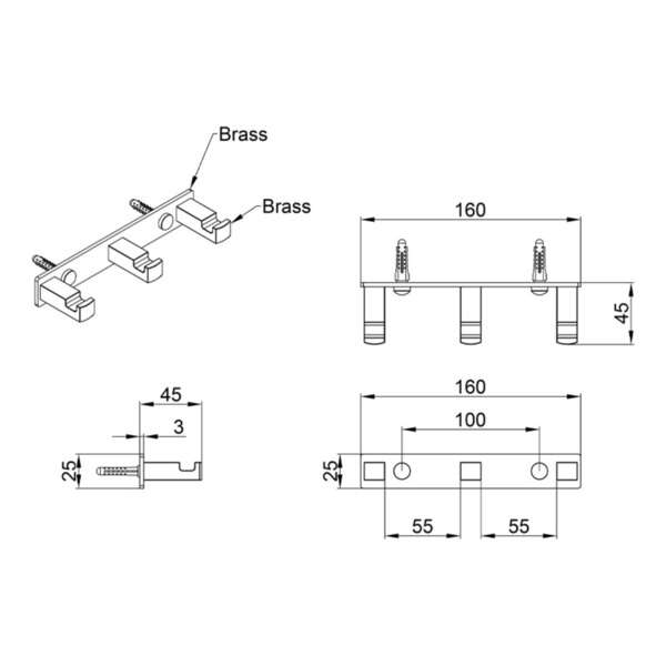 Vešalica FANTASY LINNI trostruka - Slika 3