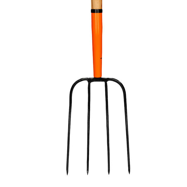 Vile 4 roga sa drvenom drškom D grip TRUPER - Slika 3