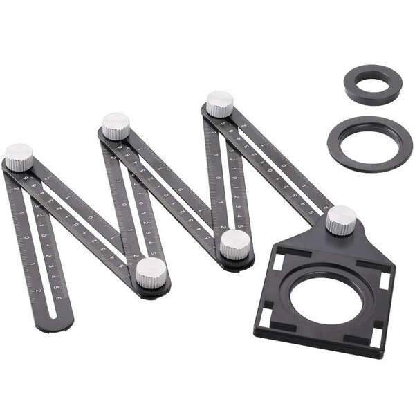 Višenamenski sklopivi lenjir za merenje - prenos uglova LEVIOR - Slika 1