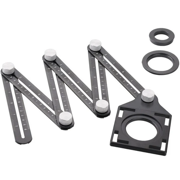 Višenamenski sklopivi lenjir za merenje - prenos uglova LEVIOR - Slika 1