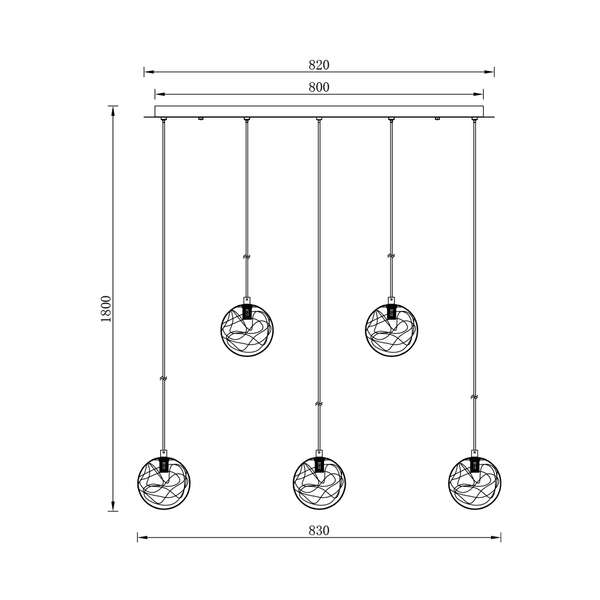 Visilica zlatna 4H-5xG9 - Slika 3