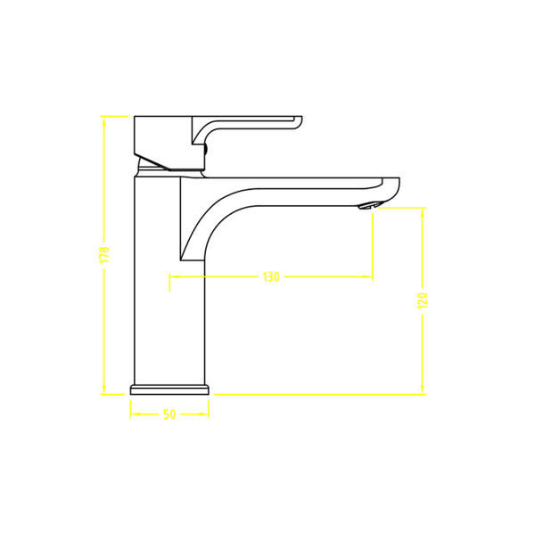 Visoka slavina za lavabo ALCANTARA - Slika 4
