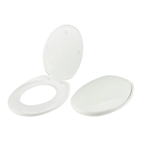 WC daska ABS anti bakterijska – 44,5×38 bela - Slika 1