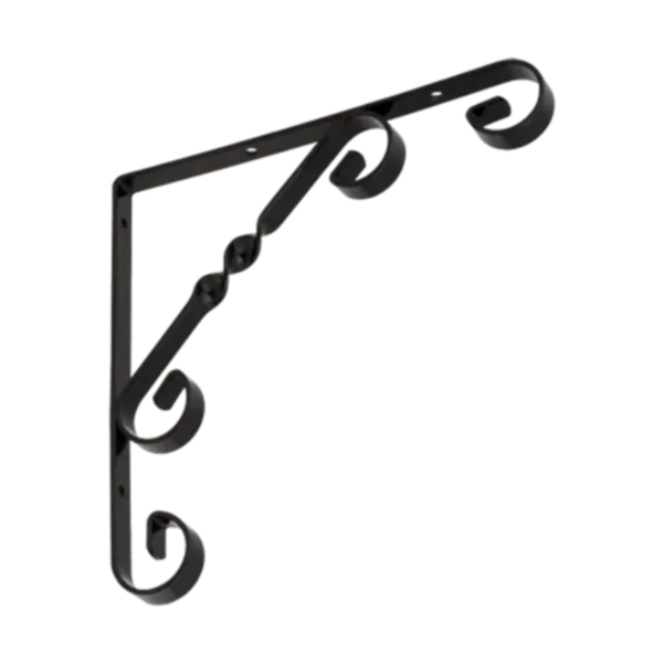 WO 200 C Kovani nosač polica 200x200 mm crn - Slika 1