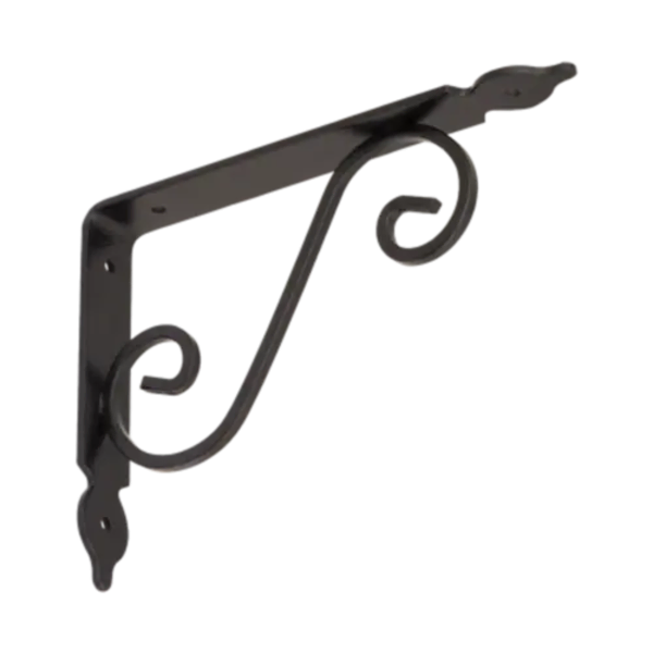 WOZ 190 HB ornamentalni nosač police 190mm/140mm kovani crn - Slika 1