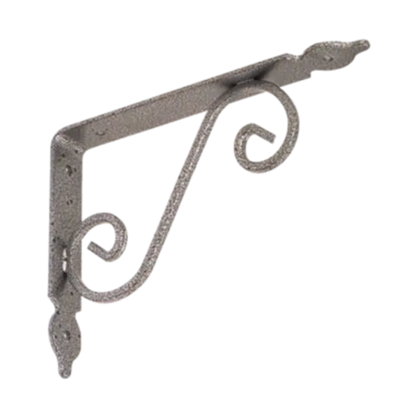 WOZ 190 HS ornamentalni nosač police 190mm/140mm kovani srebrni - Slika 1