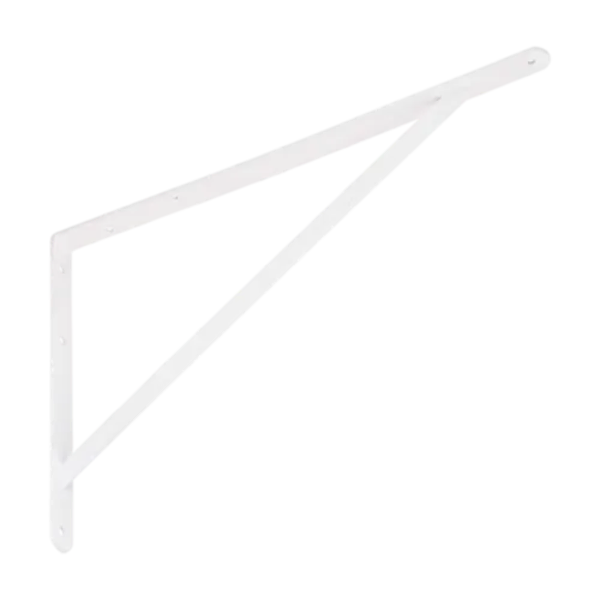 WSWP 500 Ojačani nosač polica 500x330 mm beli - Slika 1