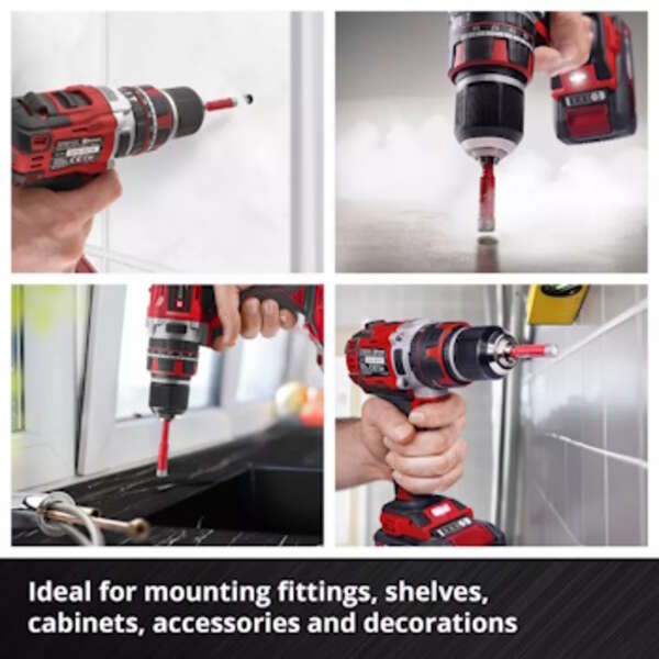 XS-CASE set dijamantskih burgija za keramiku E6.3-1/4" 4/1 Einhell - Slika 8