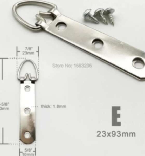 Zakačka za sliku E (23x93mm) - Slika 1