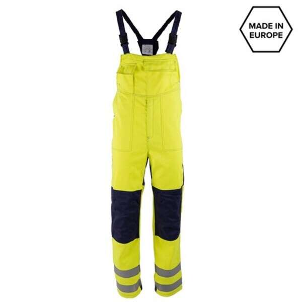 Zaštitne radne farmer pantalone MERU 2 Hi-viz - Slika 1