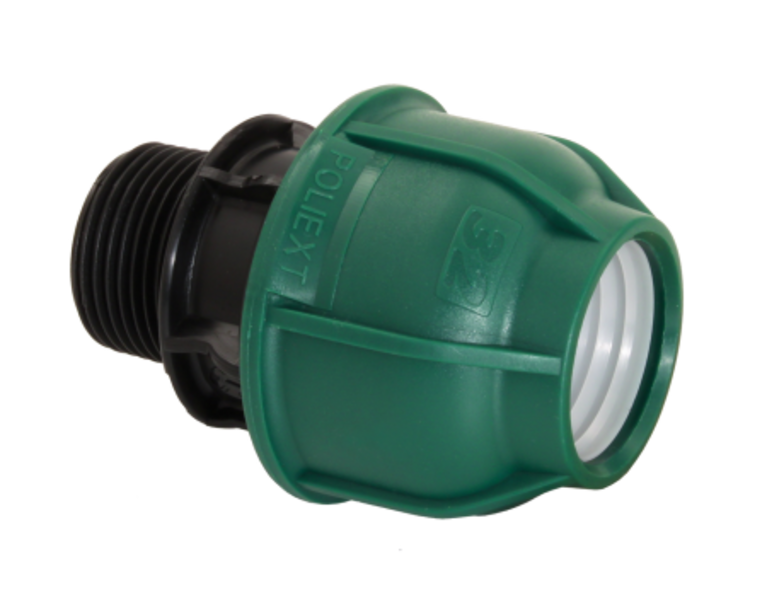 Zelena poluspojnica vanjski navoj 50X6/4" - Slika 1