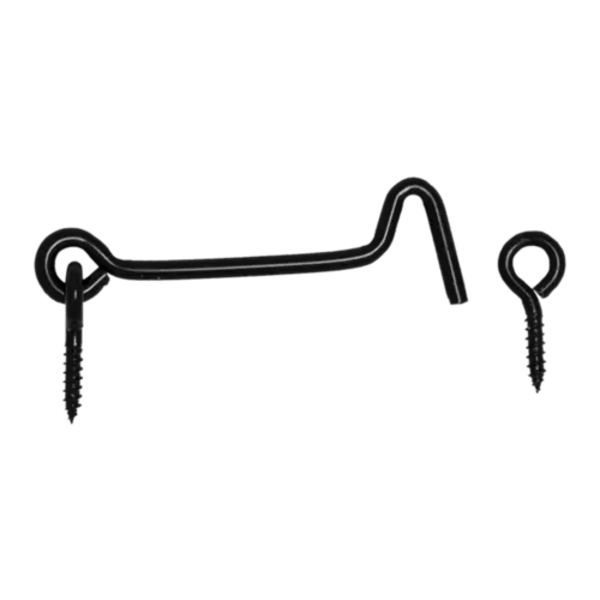 ZHK 80 Crna zakačka sa kukom 80 mm - Slika 1