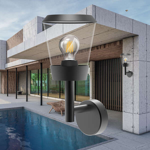 Zidna baštenska svetiljka 1xE27-IP54 - Slika 2