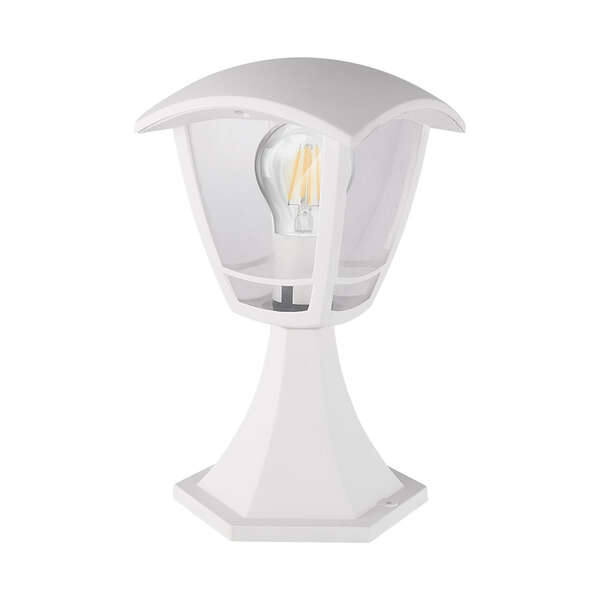 Zidna baštenska svetiljka bela E27-IP44 - Slika 1