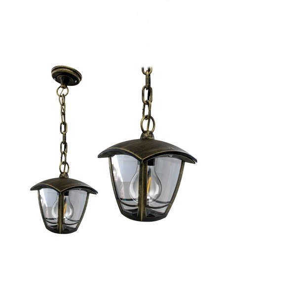 Zidna baštenska svetiljka bronzana 800mm E27-IP44 - Slika 1