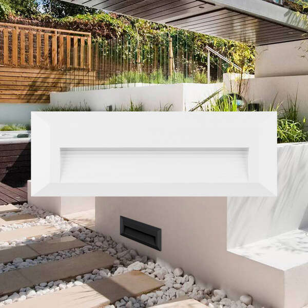 Zidna baštenska svetiljka bela 3W 3000K - IP65 - Slika 2