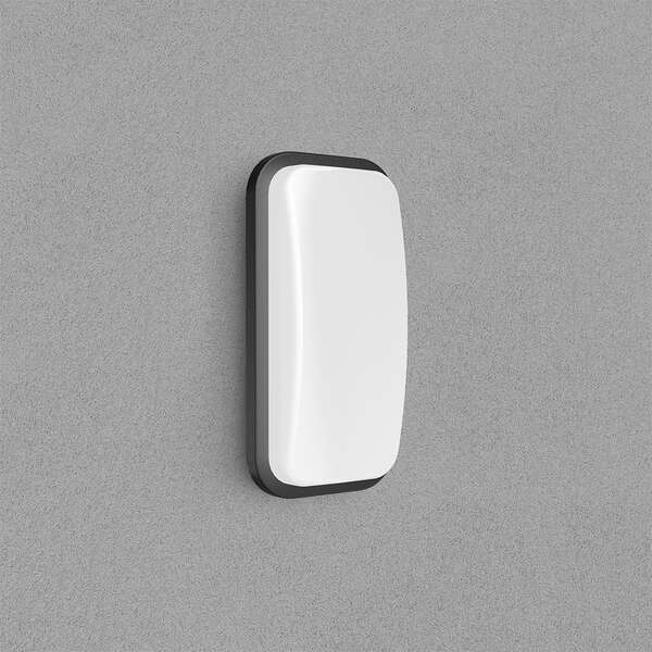 Zidna baštenska svetiljka crna 15W-6500K-IP65 - Slika 2