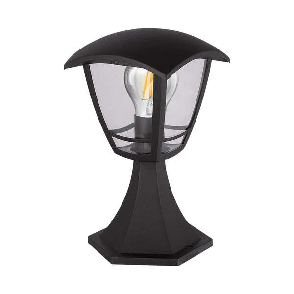 Zidna baštenska svetiljka crna E27-IP44 - Slika 1