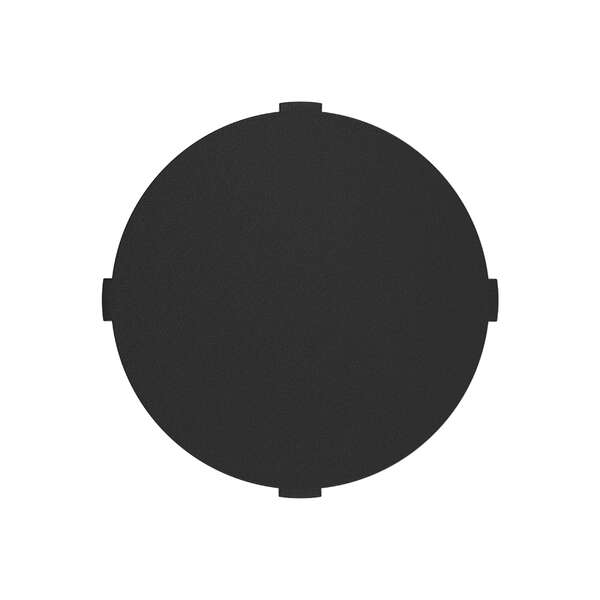 Zidna baštenska svetiljka okrugla crna, 15W-3000K-IP65 - Slika 3