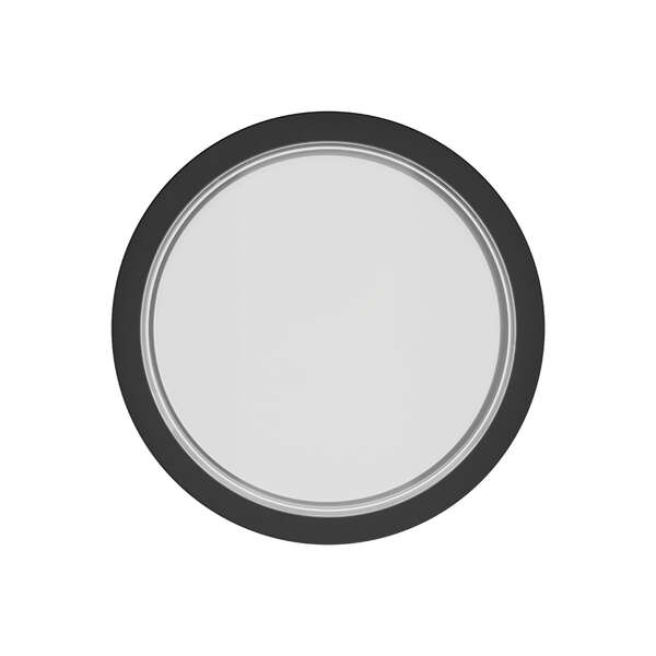 Zidna baštenska svetiljka okrugla crna, 15W-3000K-IP65 - Slika 3