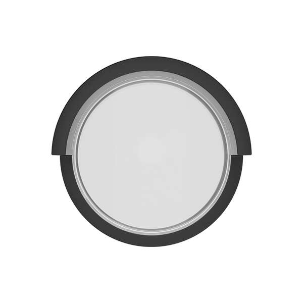 Zidna baštenska svetiljka okrugla crna, 15W-3000K-IP65 - Slika 3