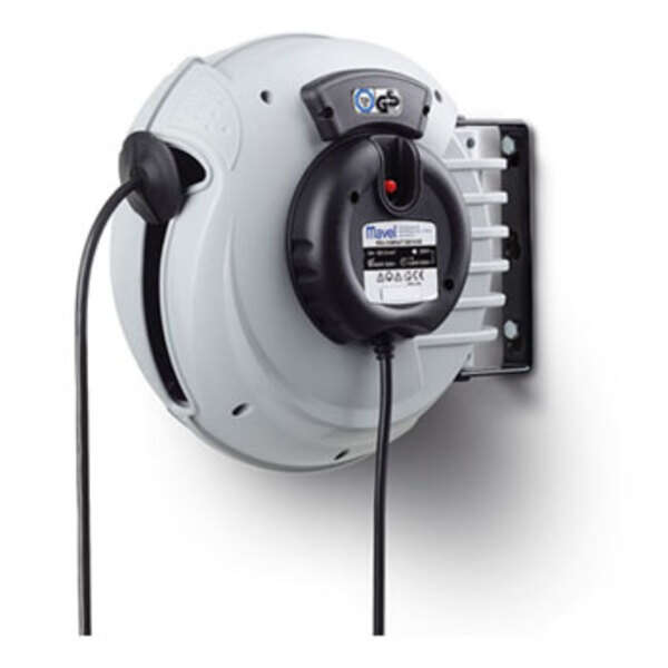 Zidna motalica za kabel ROLL COMPACT- 230/50, presek kabla 3x2,5, Schuko utičnica, L = 15 m - Slika 1