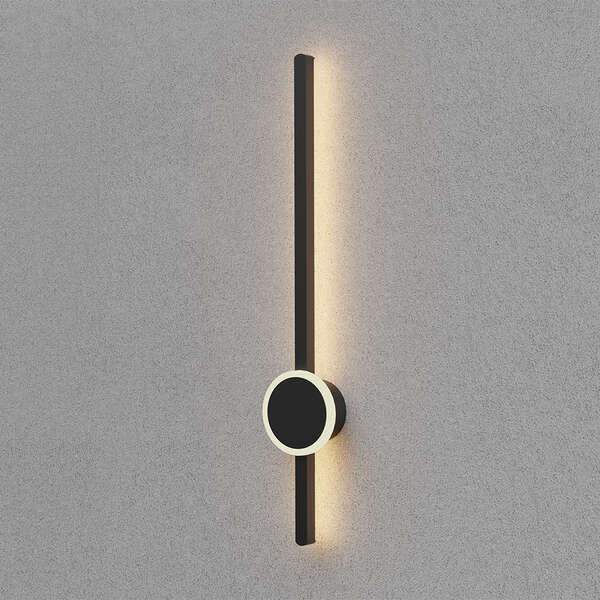 Zidna svetiljka crna WL700-16W-3000K - Slika 2