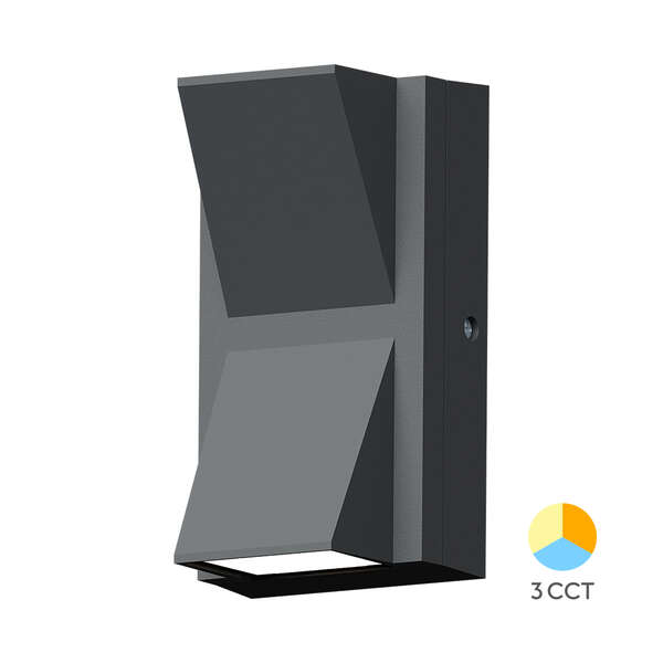 Zidna svetiljka siva 2x6W-3IN1-IP65 - Slika 1