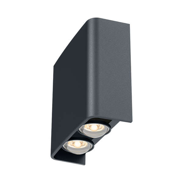 Zidna svetiljka siva 4x1W-3IN1-IP65 - Slika 1