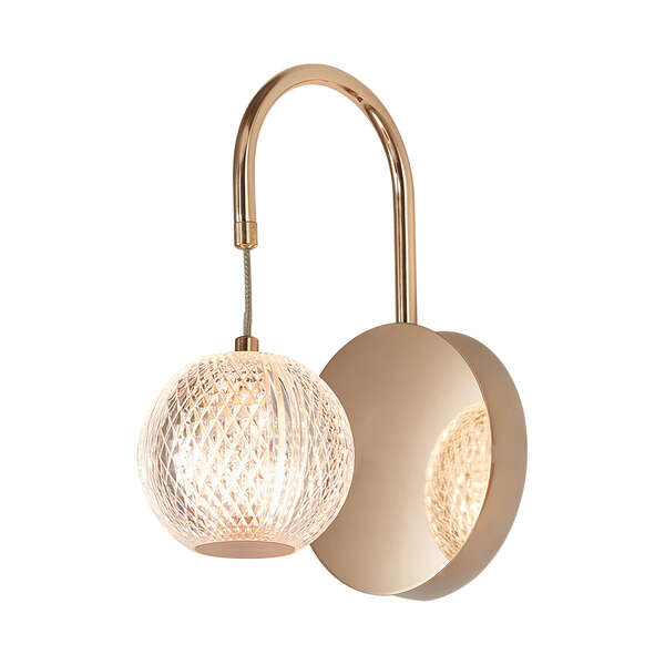 Zidna svetiljka zlatna 1H-1xG9 - Slika 1