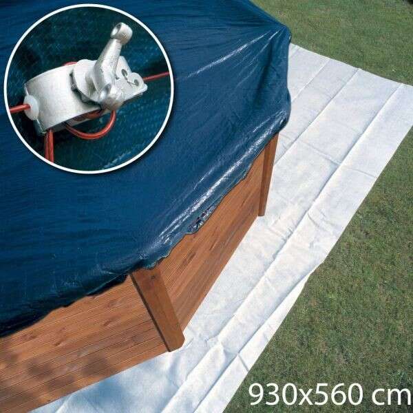 Zimski prekrivac GRE 120g/m za bazen 360/350 (Fi 440) - Slika 2