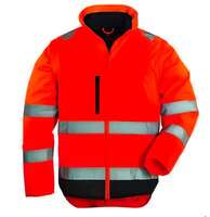 2U1 signalizirajuća zaštitna Hi-viz jakna extra HI-WAY narandžasta