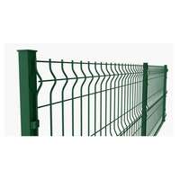 3D PVC Panelna ograda 2,5m zelena 4mm H=0.83m