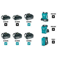 Akumulatorska vakuumska pumpa Makita DVP180Z - Slika 2