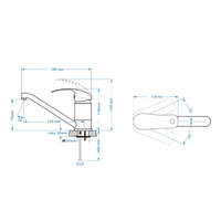 Baterija za sudoperu stojeća KONGO 002 - Slika 3
