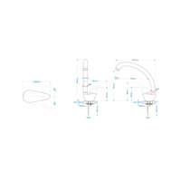 Baterija za sudoperu stojeća MISISIPI 003 - Slika 3