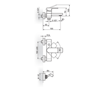 Baterija za kadu sa ručnim tušem 233101G - Slika 2