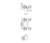 Baterija za tuš kadu sa ručnim tušem KLASIK K10101 - Slika 2