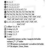 Bitovi set 100kom CrV Levior - Slika 3