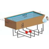 Pravougaoni bazen 8,15 x 4,20 x 1,46m Braga set - Slika 6
