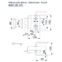 Brava za starinska vrata Bane - Slika 2