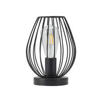 Dekorativna stona svetiljka crna 1H-1xE27 - Slika 3