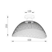 Dekorativna svetiljka crna 1H-1xE27 - Slika 3
