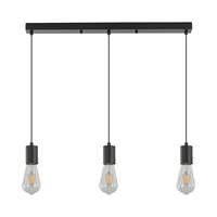 Dekorativna svetiljka crna 3H-3xE27 - Slika 2
