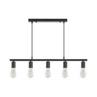 Dekorativna svetiljka crna 5H-5xE27 - Slika 3