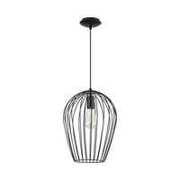 Dekorativna visilica crna 1H-1xE27 - Slika 2