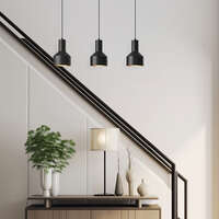 Dekorativna visilica crna 3H-1xE27 - Slika 2