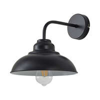 Dekorativna zidna svetiljka, crna 1H-1xE27 - Slika 2