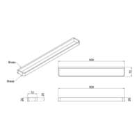 Držač peškira ELEGANCE LINNI 50cm - Slika 4