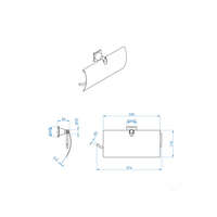 Držač ubrusa classic LINNI - Slika 4